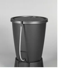 Jardin Regenton Grijs Kunststof 220 Liter -Tuinonderhoud buiten 123 593