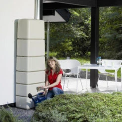 Muurregenton Slim Zand 300 Liter -Tuinonderhoud buiten 123 610