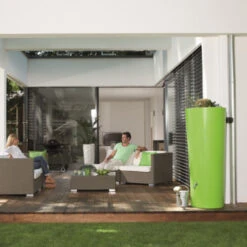 Garantia Regenton Met Plantenbak Appelgroen 350 Liter -Tuinonderhoud buiten 123 613