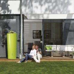 Garantia Regenton Met Plantenbak Appelgroen 350 Liter -Tuinonderhoud buiten 123 614