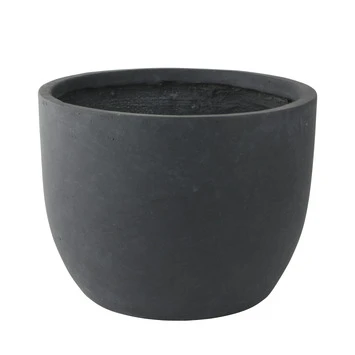 Pot Eivorm Antraciet Fiberclay 29x22 Cm 1 Pot Eivorm Antraciet Fiberclay 29x22 Cm