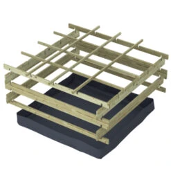 Moestuinbak Vierkant Ca. 120x120 Cm -Tuinonderhoud buiten 123 762