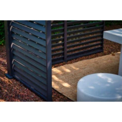 Zijwand Louvre Voor Pergola Classic & Deluxe Zwart 300 Series -Tuinonderhoud buiten 123 78