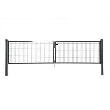 Napoli Dubbele Poort Antraciet 100x2x150cm RAL7016 1 Napoli Dubbele Poort Antraciet 100x2x150cm RAL7016