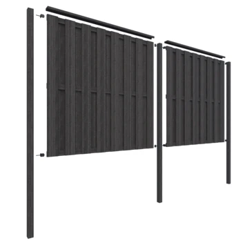 Schutting Startpakket Tuinscherm Royal Antraciet Ca. 3,8 Meter Lang 9 Schutting Startpakket Tuinscherm Royal Antraciet Ca. 3,8 Meter Lang - Afbeelding 9