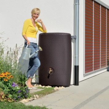 Garantia Regenton Wicker Sunda Donkerbruin 300 Liter 4 Garantia Regenton Wicker Sunda Donkerbruin 300 Liter - Afbeelding 4